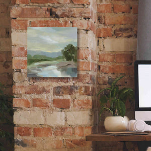 Epic Art 'Sage Lake' by Silvia Vassileva, Canvas Wall Art,12 x 12