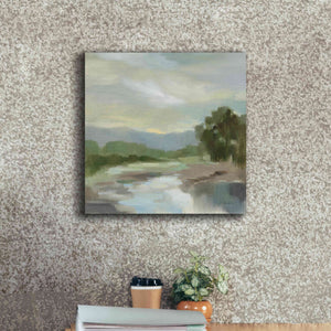 Epic Art 'Sage Lake' by Silvia Vassileva, Canvas Wall Art,18 x 18