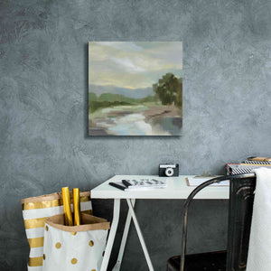 Epic Art 'Sage Lake' by Silvia Vassileva, Canvas Wall Art,18 x 18