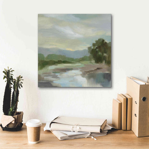Image of Epic Art 'Sage Lake' by Silvia Vassileva, Canvas Wall Art,18 x 18