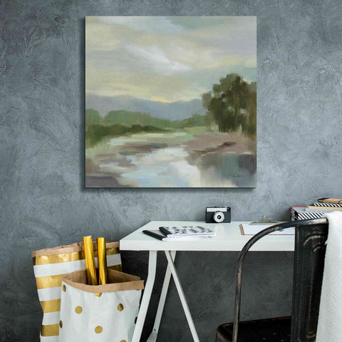 Image of Epic Art 'Sage Lake' by Silvia Vassileva, Canvas Wall Art,26 x 26