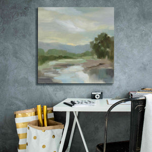 Epic Art 'Sage Lake' by Silvia Vassileva, Canvas Wall Art,26 x 26