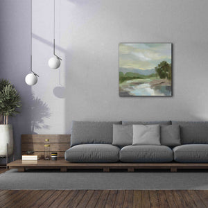 Epic Art 'Sage Lake' by Silvia Vassileva, Canvas Wall Art,37 x 37