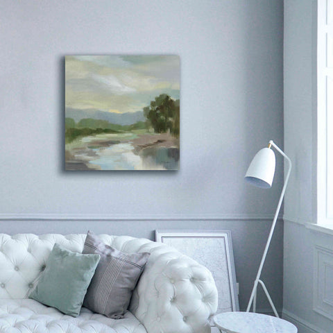 Image of Epic Art 'Sage Lake' by Silvia Vassileva, Canvas Wall Art,37 x 37