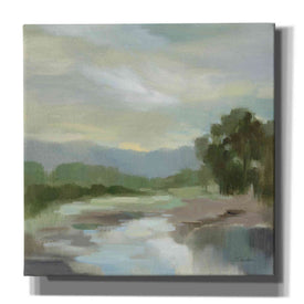 Epic Art 'Sage Lake' by Silvia Vassileva, Canvas Wall Art,12x12x1.1x0,18x18x1.1x0,26x26x1.74x0,37x37x1.74x0