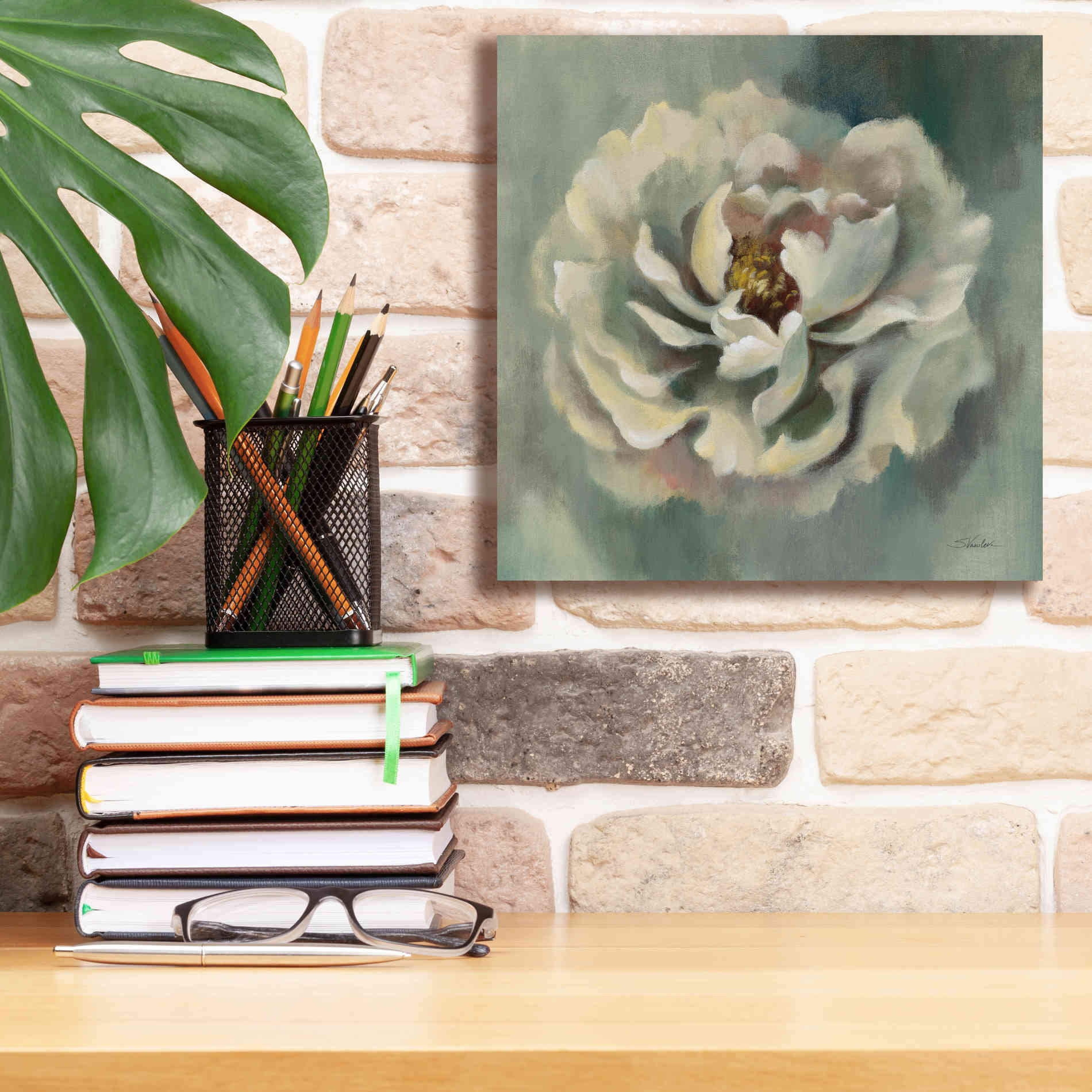 Epic Art 'Dancing Petals' by Silvia Vassileva, Canvas Wall Art,12 x 12