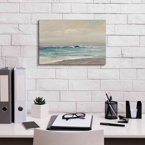 Image of Epic Art 'Whispering Wave 2' by Silvia Vassileva, Canvas Wall Art,18 x 12