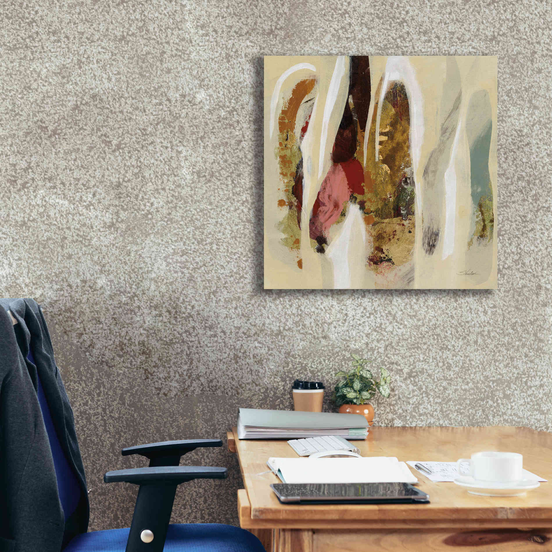 Epic Art 'Terracotta Tile I' by Silvia Vassileva, Canvas Wall Art,26 x 26