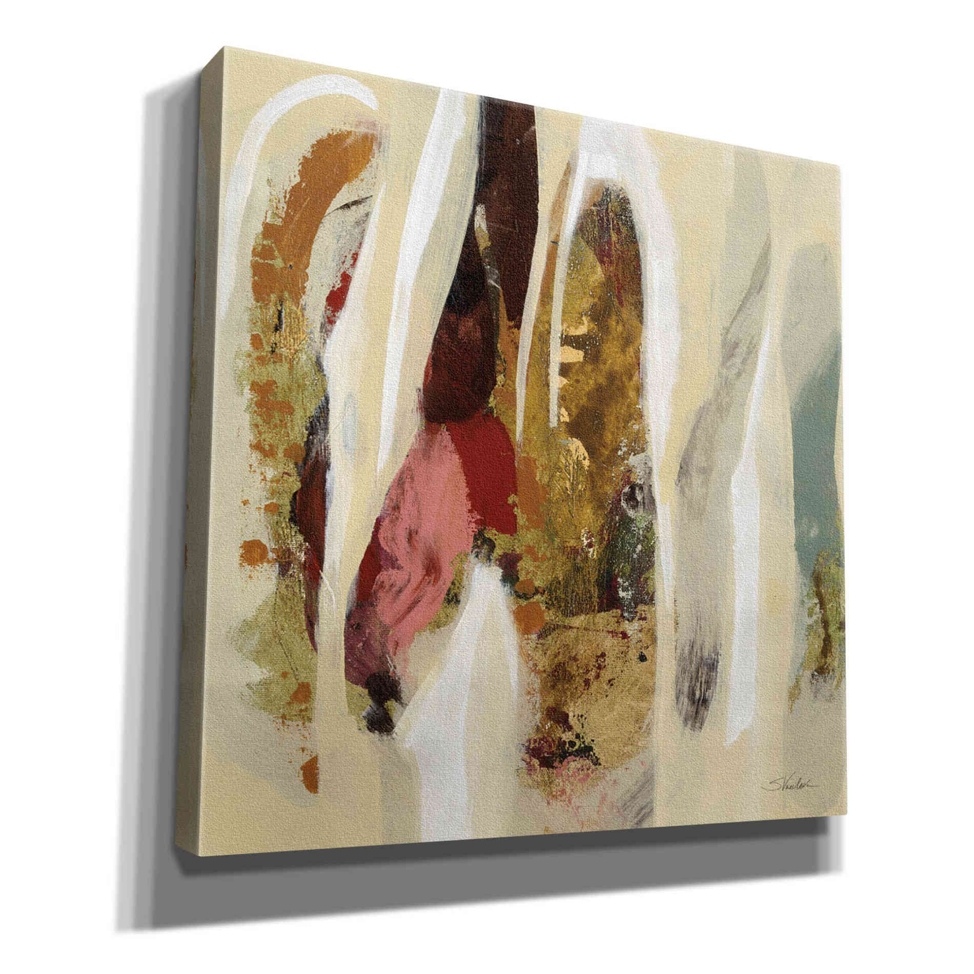 Epic Art 'Terracotta Tile I' by Silvia Vassileva, Canvas Wall Art,12x12x1.1x0,18x18x1.1x0,26x26x1.74x0,37x37x1.74x0