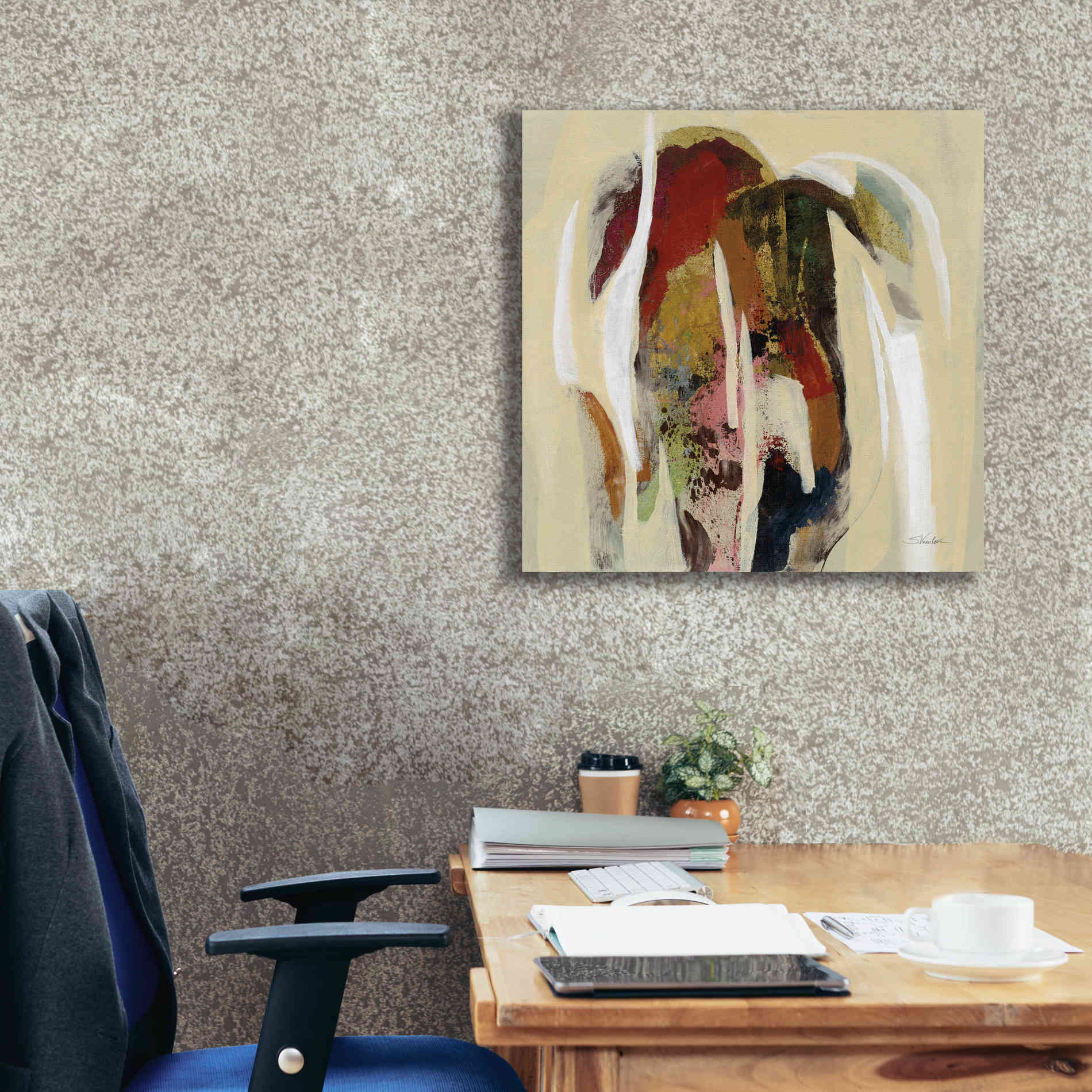 Epic Art 'Terracotta Tile II' by Silvia Vassileva, Canvas Wall Art,26 x 26