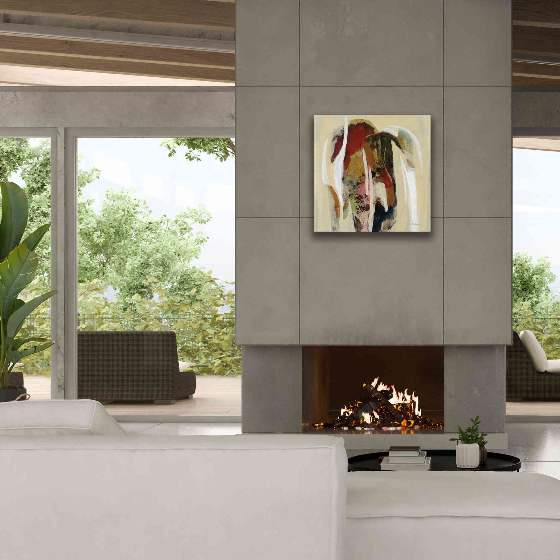 Epic Art 'Terracotta Tile II' by Silvia Vassileva, Canvas Wall Art,26 x 26