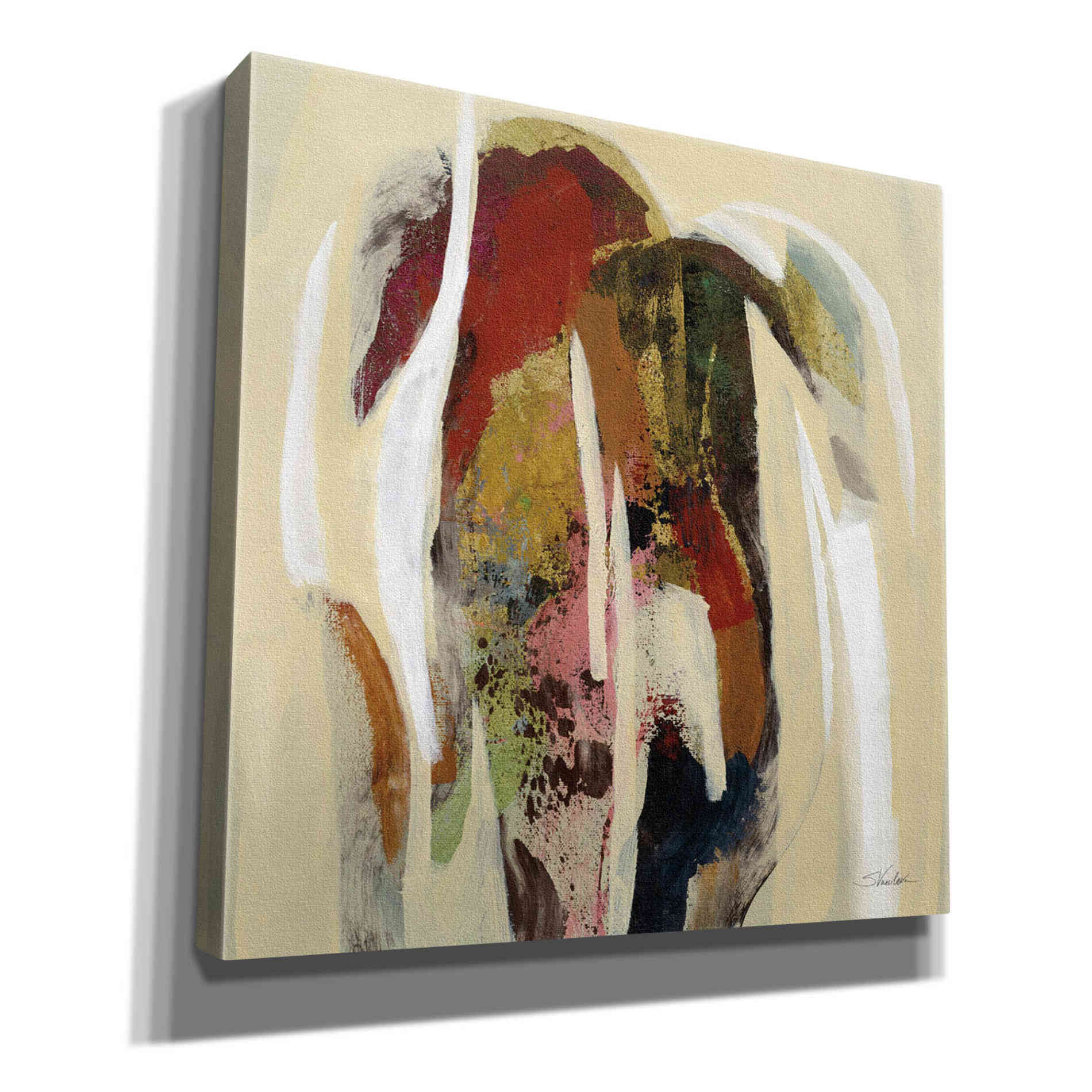 Epic Art 'Terracotta Tile II' by Silvia Vassileva, Canvas Wall Art,12x12x1.1x0,18x18x1.1x0,26x26x1.74x0,37x37x1.74x0