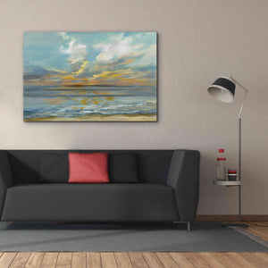 Epic Art 'Rhythmic Sunset Waves' by Silvia Vassileva, Canvas Wall Art,60 x 40