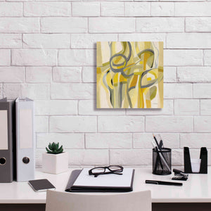 Epic Art 'Mid Mod Yellow' by Silvia Vassileva, Canvas Wall Art,12 x 12