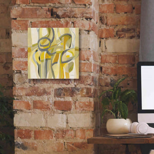 Epic Art 'Mid Mod Yellow' by Silvia Vassileva, Canvas Wall Art,12 x 12