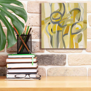 Epic Art 'Mid Mod Yellow' by Silvia Vassileva, Canvas Wall Art,12 x 12