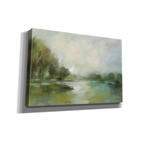Image of Epic Art 'Lakeside Fog' by Silvia Vassileva, Canvas Wall Art,18x12x1.1x0,26x18x1.1x0,40x26x1.74x0,60x40x1.74x0