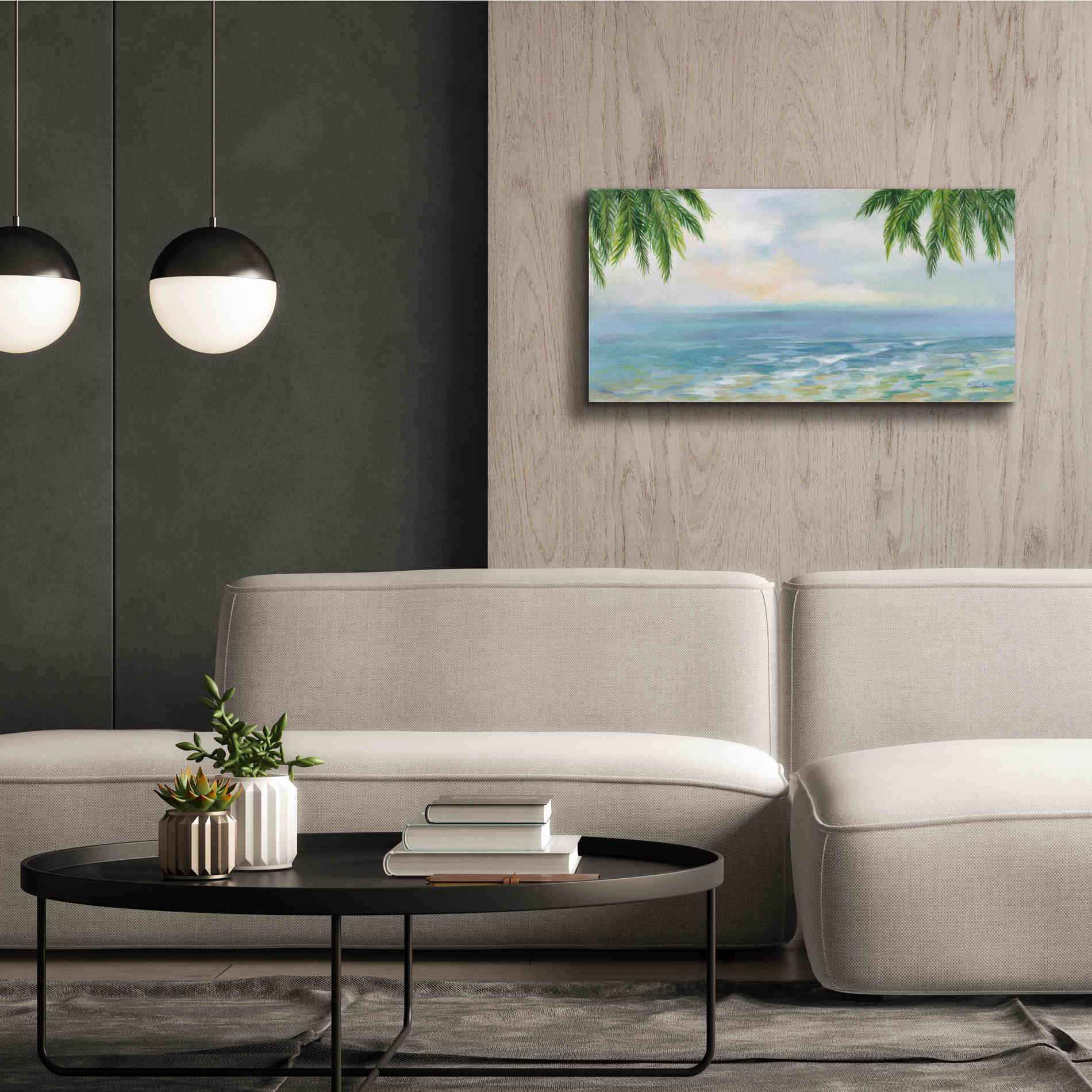 Epic Art 'Island Morning' by Silvia Vassileva, Canvas Wall Art,40 x 20