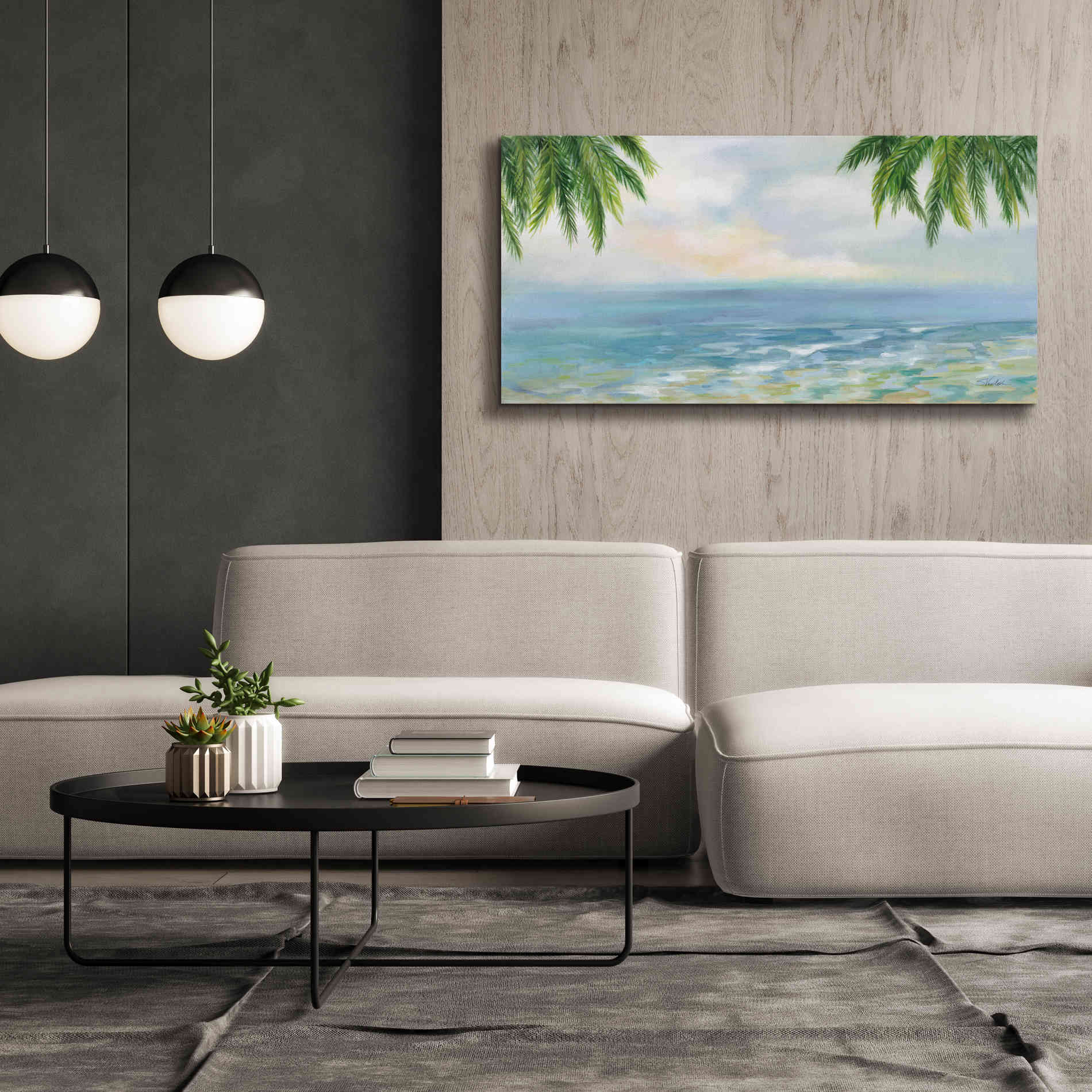 Epic Art 'Island Morning' by Silvia Vassileva, Canvas Wall Art,60 x 30