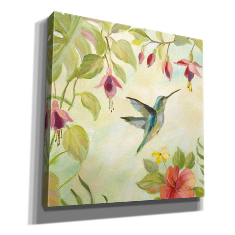 Image of Epic Art 'Hummingbirds Song II' by Silvia Vassileva, Canvas Wall Art,12x12x1.1x0,18x18x1.1x0,26x26x1.74x0,37x37x1.74x0