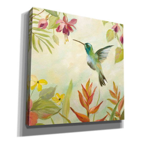 Image of Epic Art 'Hummingbirds Song III' by Silvia Vassileva, Canvas Wall Art,12x12x1.1x0,18x18x1.1x0,26x26x1.74x0,37x37x1.74x0