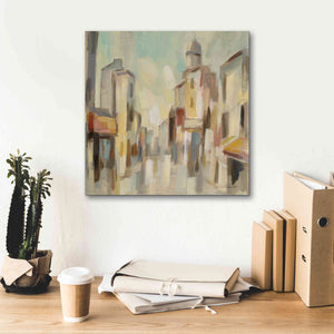 Epic Art 'Pastel Street I' by Silvia Vassileva, Canvas Wall Art,18 x 18