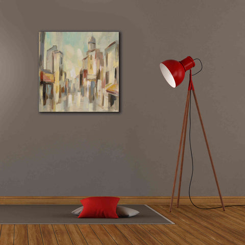 Image of Epic Art 'Pastel Street I' by Silvia Vassileva, Canvas Wall Art,26 x 26