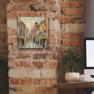 Epic Art 'Pastel Street II' by Silvia Vassileva, Canvas Wall Art,12 x 12