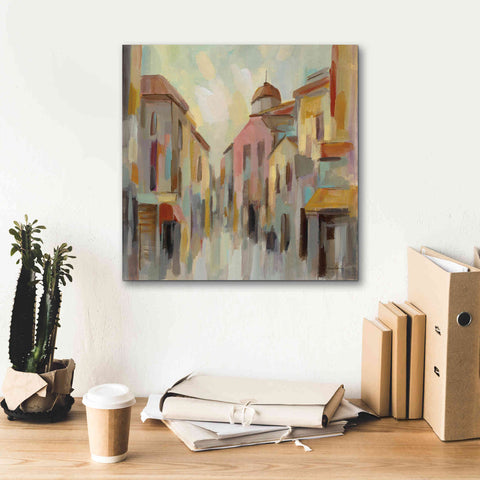 Image of Epic Art 'Pastel Street II' by Silvia Vassileva, Canvas Wall Art,18 x 18