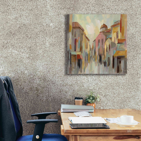 Image of Epic Art 'Pastel Street II' by Silvia Vassileva, Canvas Wall Art,26 x 26