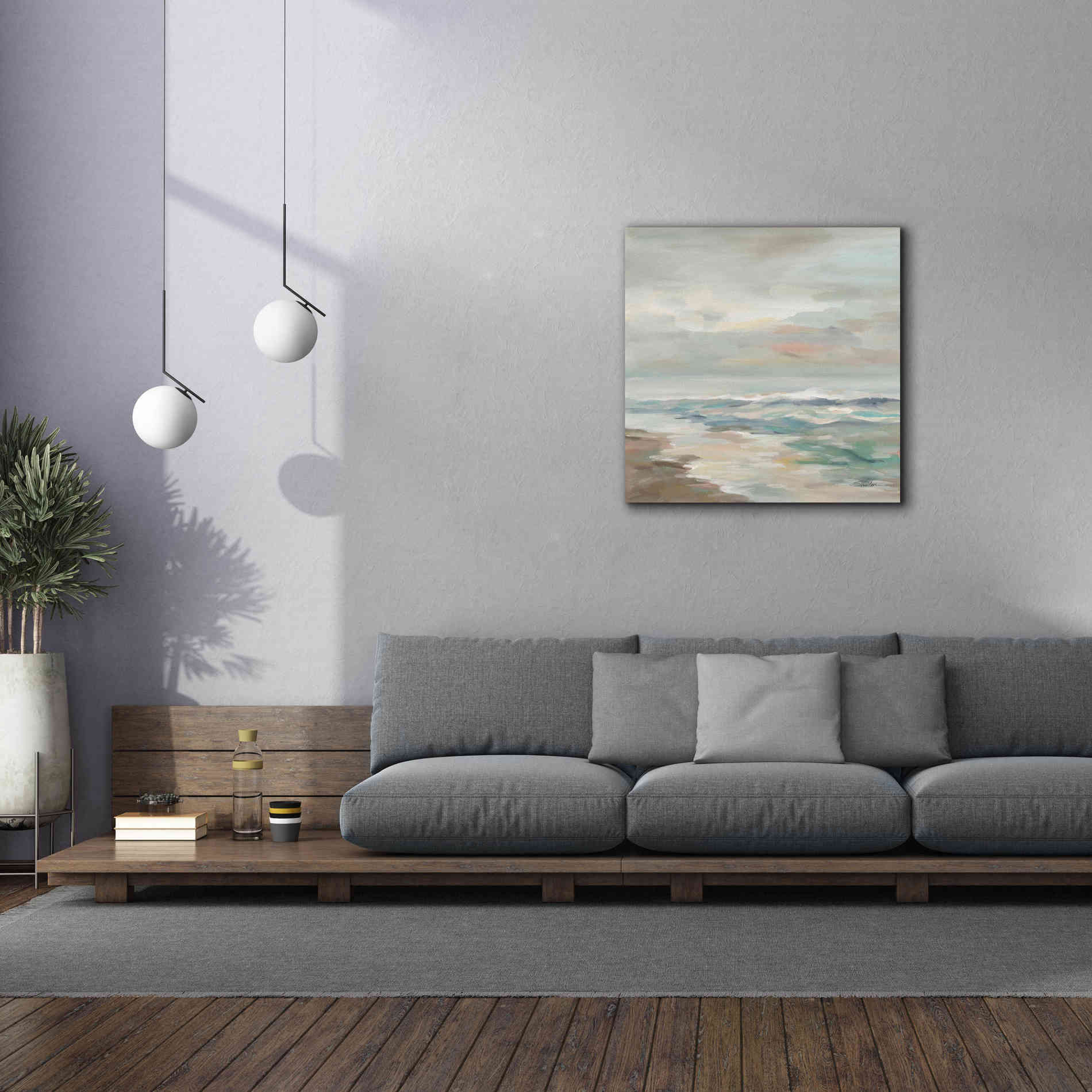 Epic Art 'Pastel Tide' by Silvia Vassileva, Canvas Wall Art,37 x 37