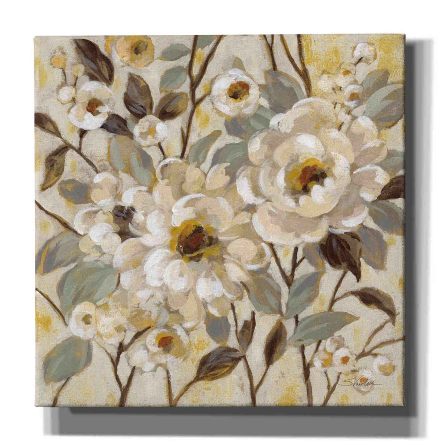'Golden Nature' by Silvia Vassileva, Canvas Wall Art,12x12x1.1x0,18x18x1.1x0,26x26x1.74x0,37x37x1.74x0