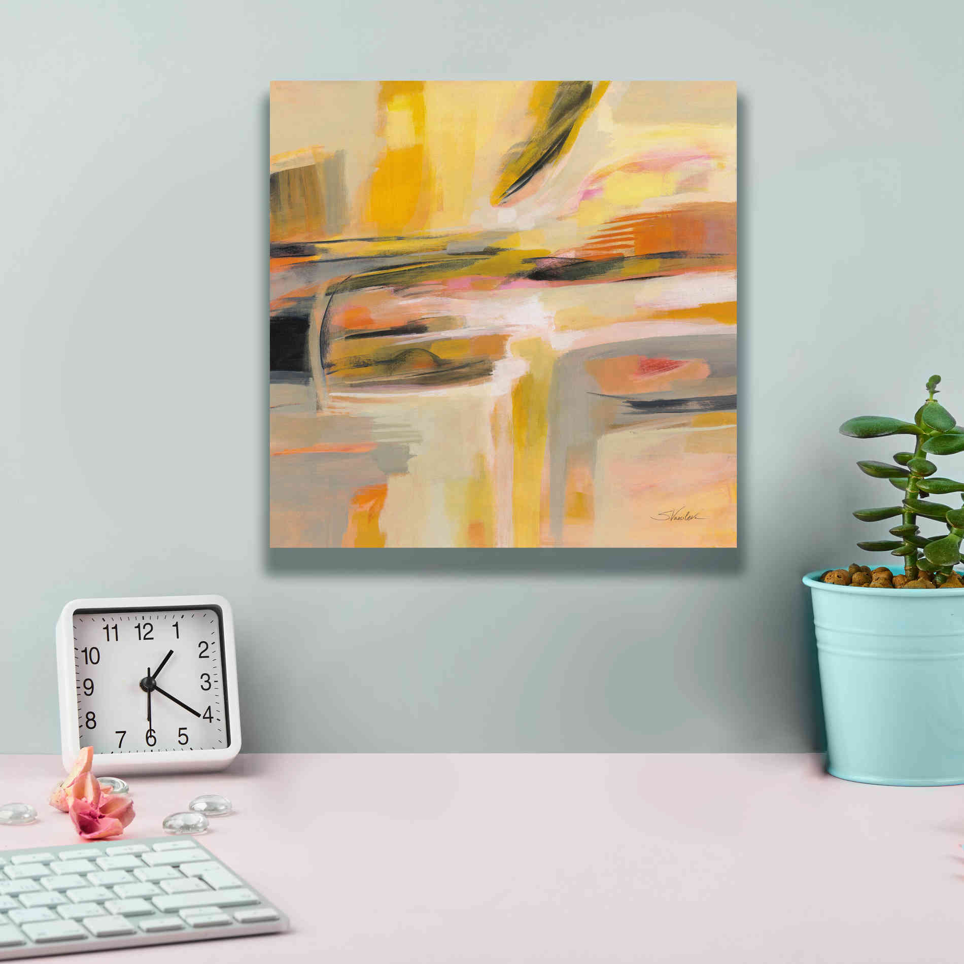 'Happy Sunshine' by Silvia Vassileva, Canvas Wall Art,12 x 12