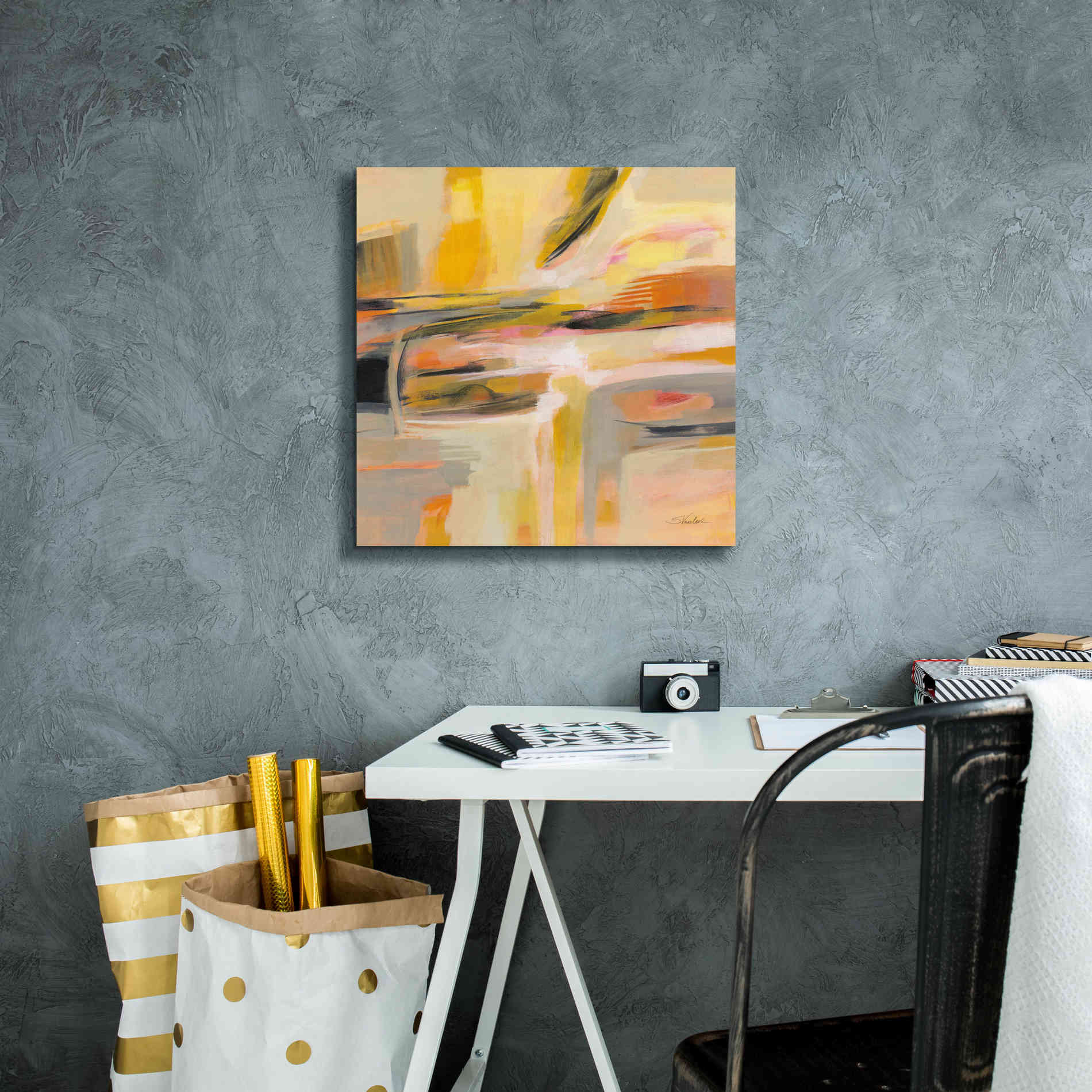 'Happy Sunshine' by Silvia Vassileva, Canvas Wall Art,18 x 18