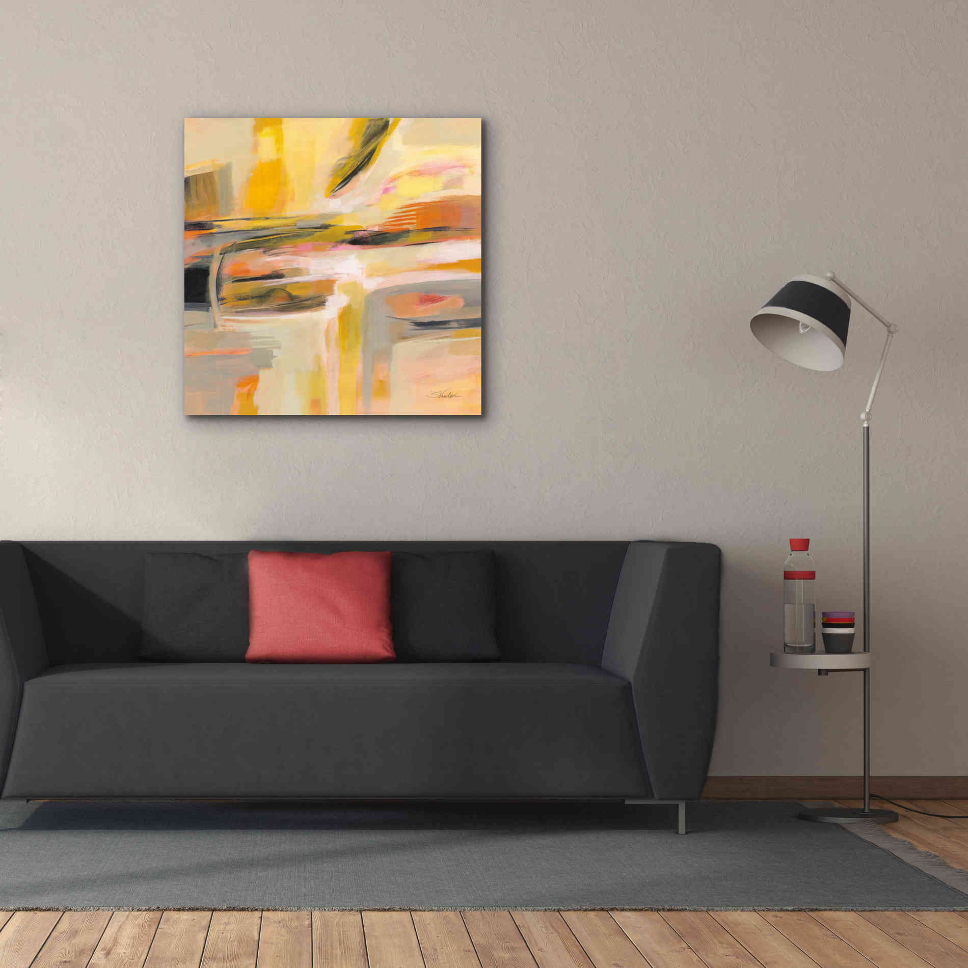 'Happy Sunshine' by Silvia Vassileva, Canvas Wall Art,37 x 37
