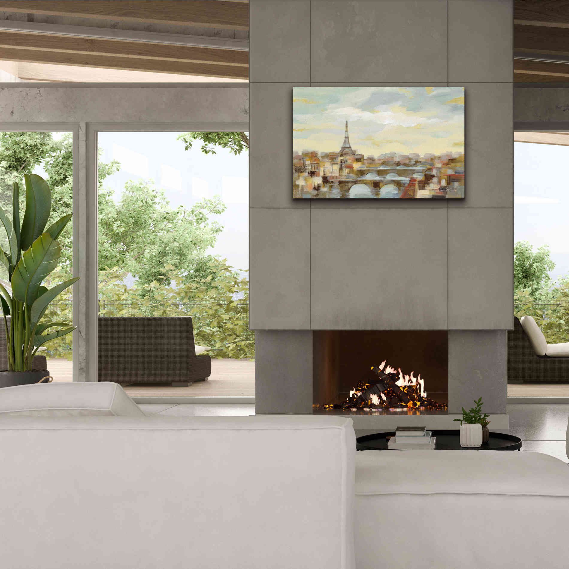 'Paris Afternoon' by Silvia Vassileva, Canvas Wall Art,40 x 26