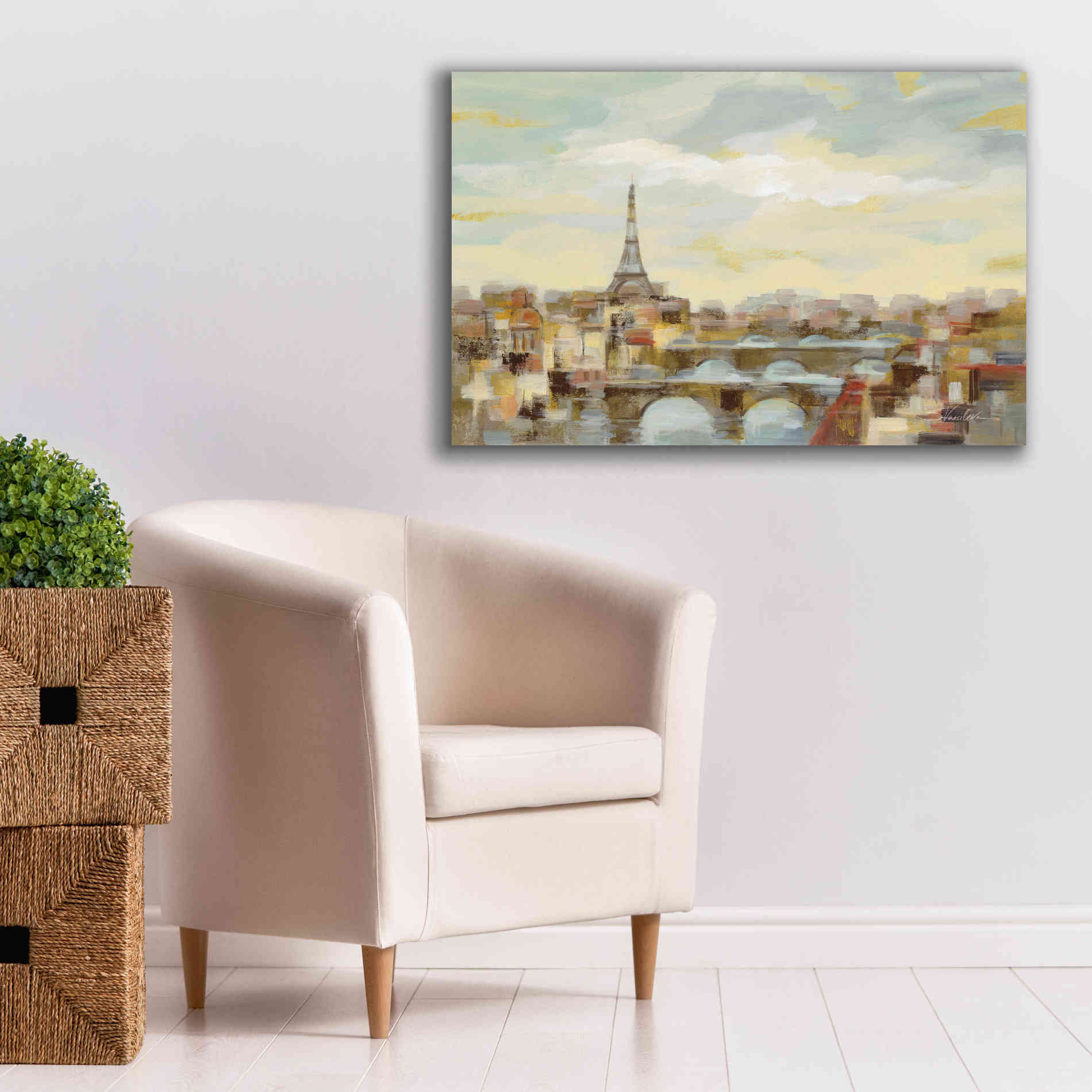 'Paris Afternoon' by Silvia Vassileva, Canvas Wall Art,40 x 26