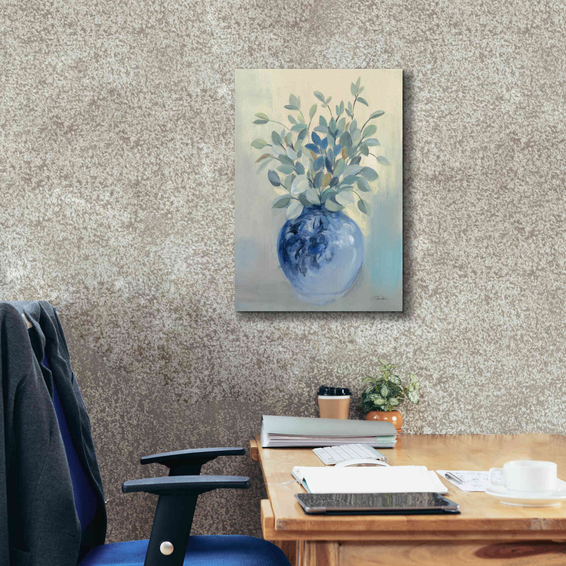 'Sage Botanical' by Silvia Vassileva, Canvas Wall Art,18 x 26