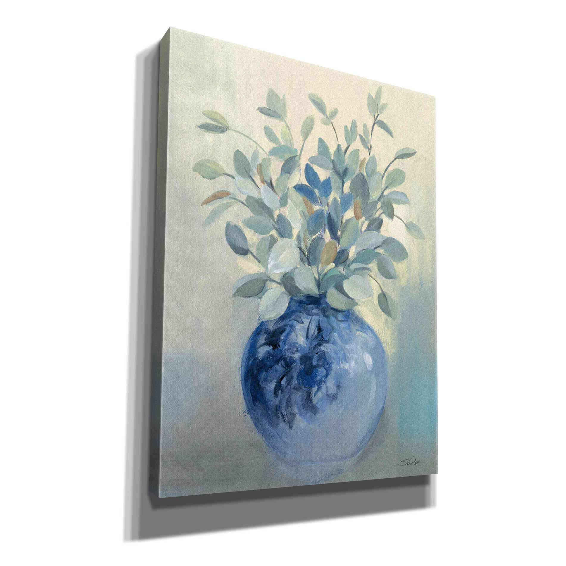 'Sage Botanical' by Silvia Vassileva, Canvas Wall Art,12x16x1.1x0,18x26x1.1x0,26x34x1.74x0,40x54x1.74x0