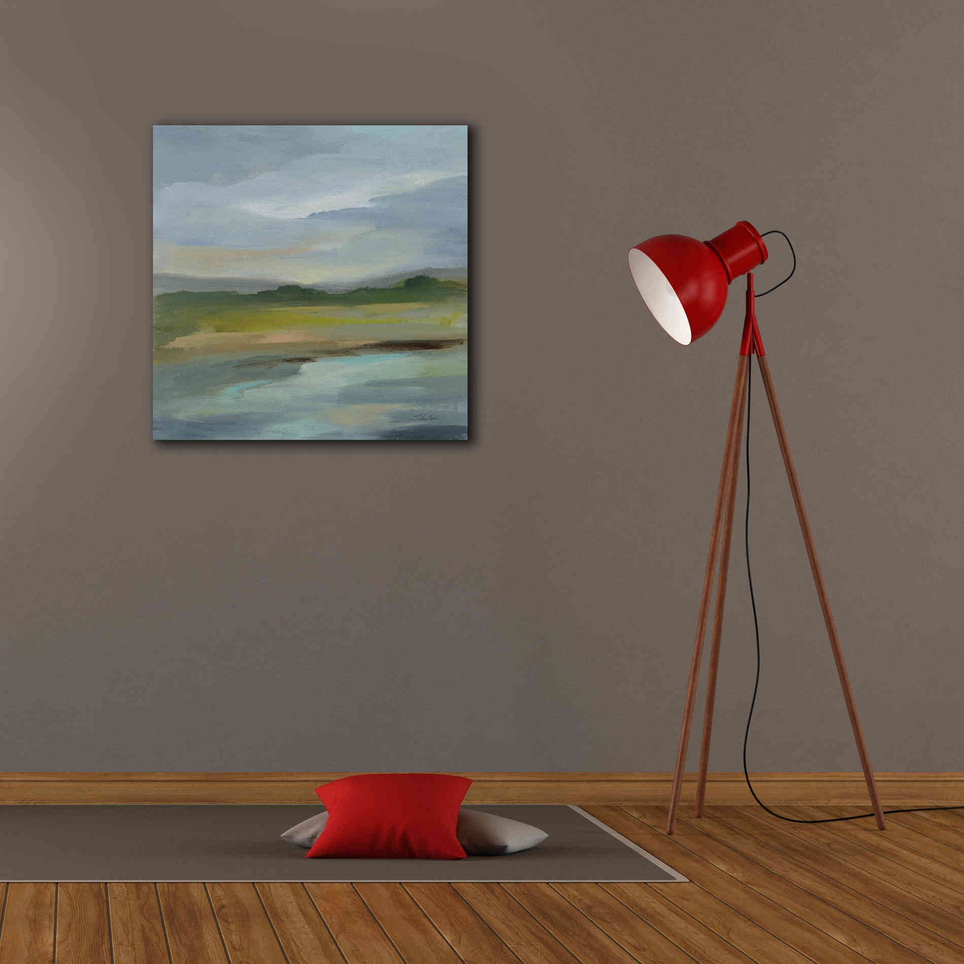 'Clouds and Shadows' by Silvia Vassileva, Canvas Wall Art,26 x 26