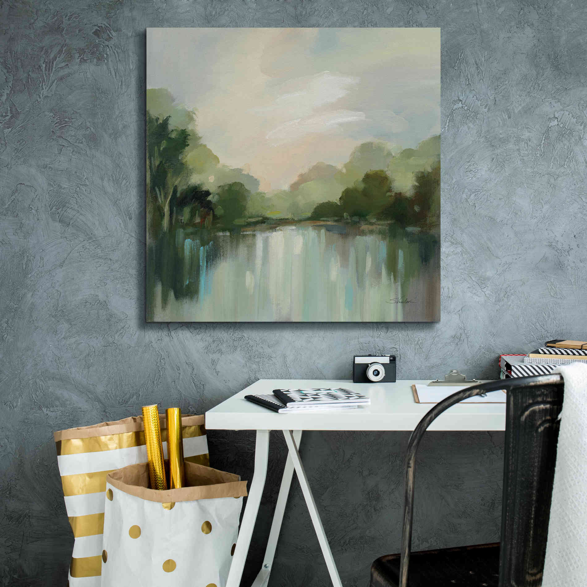 'Cool Spring Day' by Silvia Vassileva, Canvas Wall Art,26 x 26