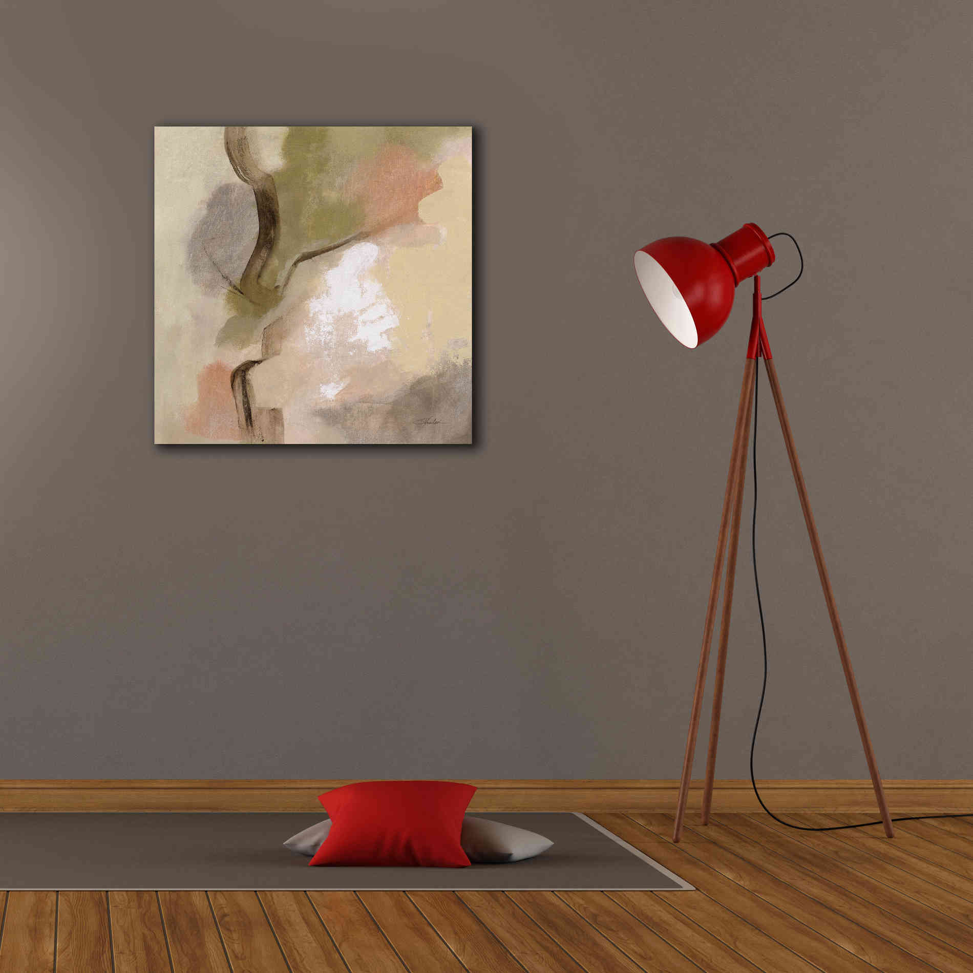'Meadow View I' by Silvia Vassileva, Canvas Wall Art,26 x 26
