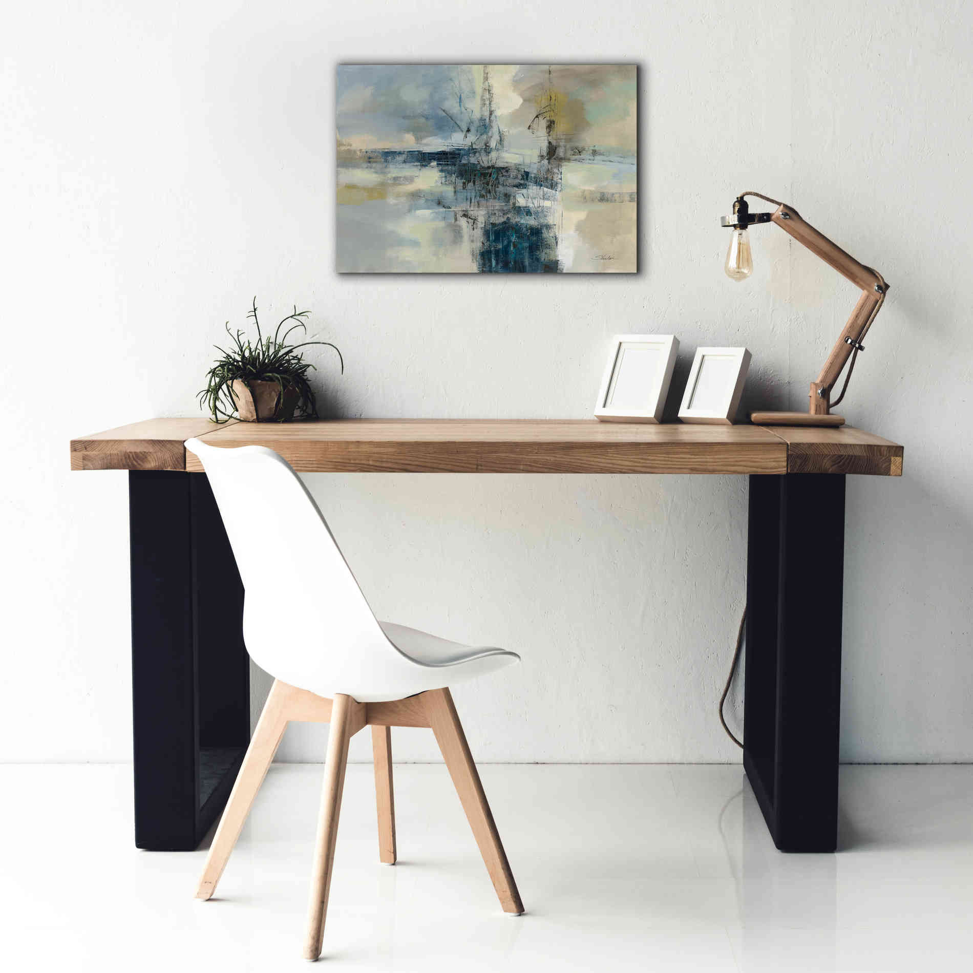 'Sea Port' by Silvia Vassileva, Canvas Wall Art,26 x 18