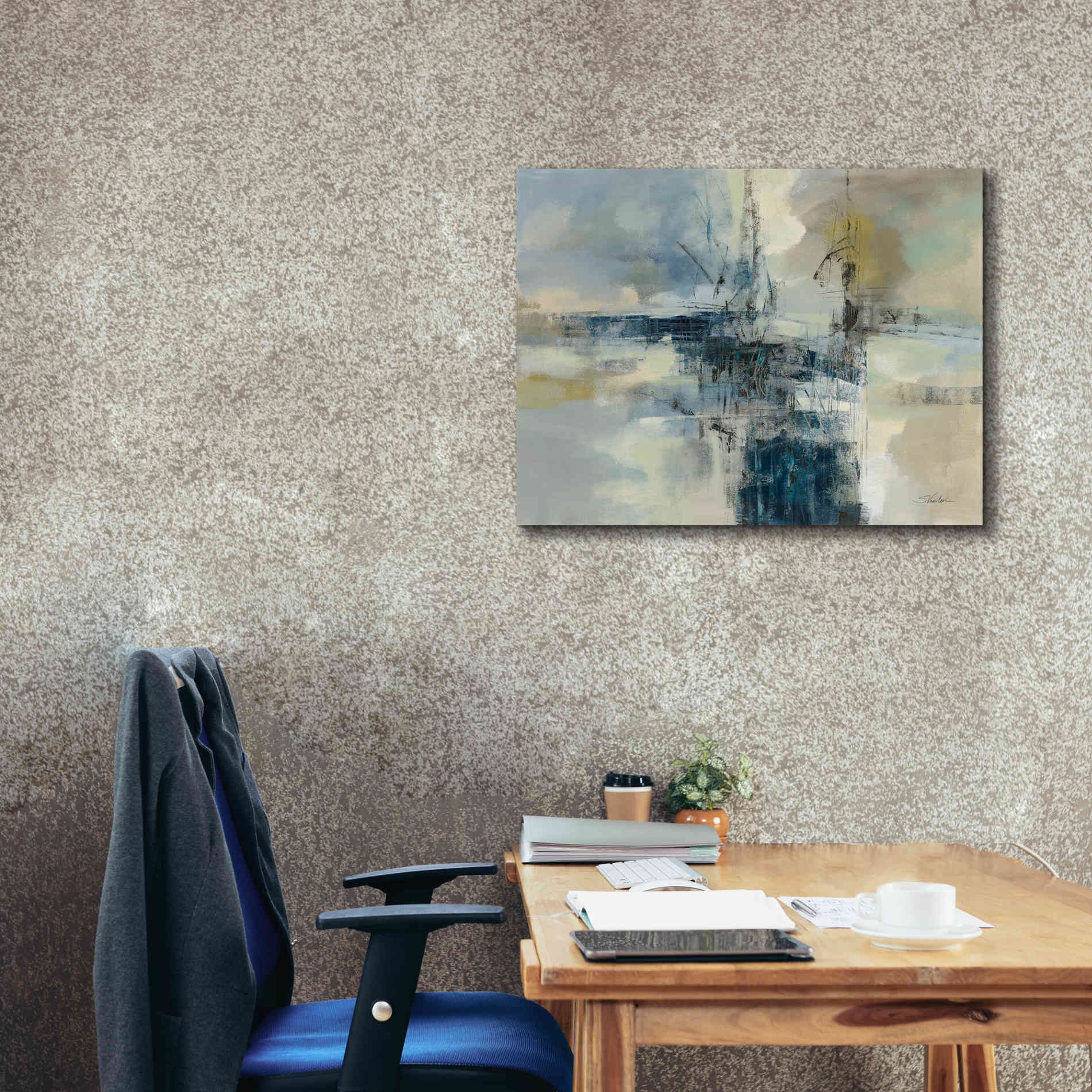 'Sea Port' by Silvia Vassileva, Canvas Wall Art,34 x 26