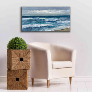 'Indigo Sea 2' by Silvia Vassileva, Canvas Wall Art,40 x 20