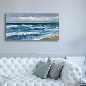 'Indigo Sea 2' by Silvia Vassileva, Canvas Wall Art,60 x 30