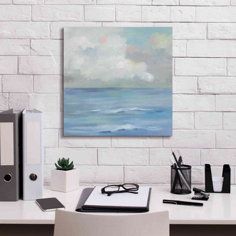 Image of 'Morning Seaside Clouds' by Silvia Vassileva, Canvas Wall Art,18 x 18