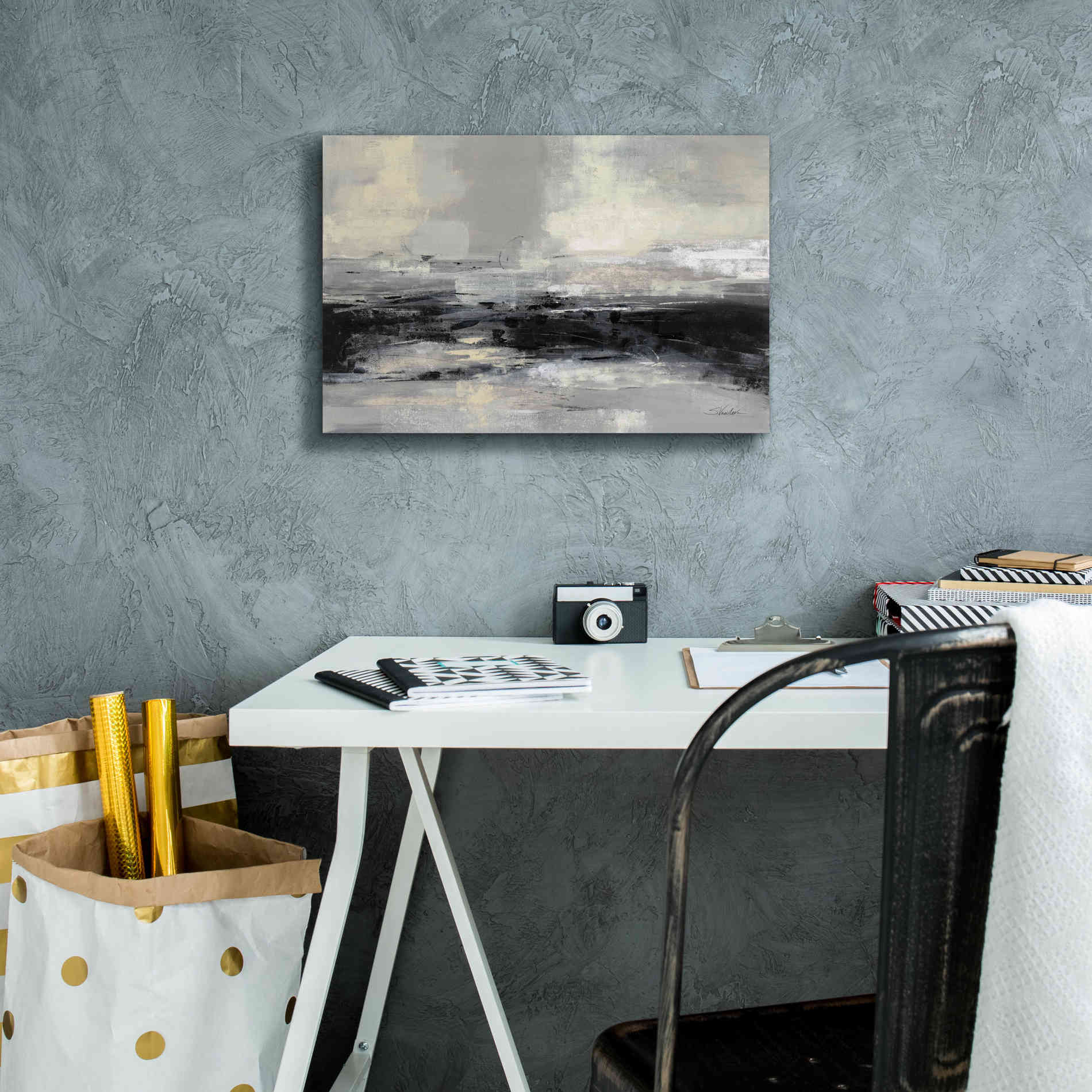 'Winter Road' by Silvia Vassileva, Canvas Wall Art,18 x 12
