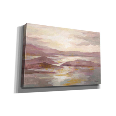 Image of 'Pink and Gold Landscape' by Silvia Vassileva, Canvas Wall Art,18x12x1.1x0,26x18x1.1x0,40x26x1.74x0,60x40x1.74x0