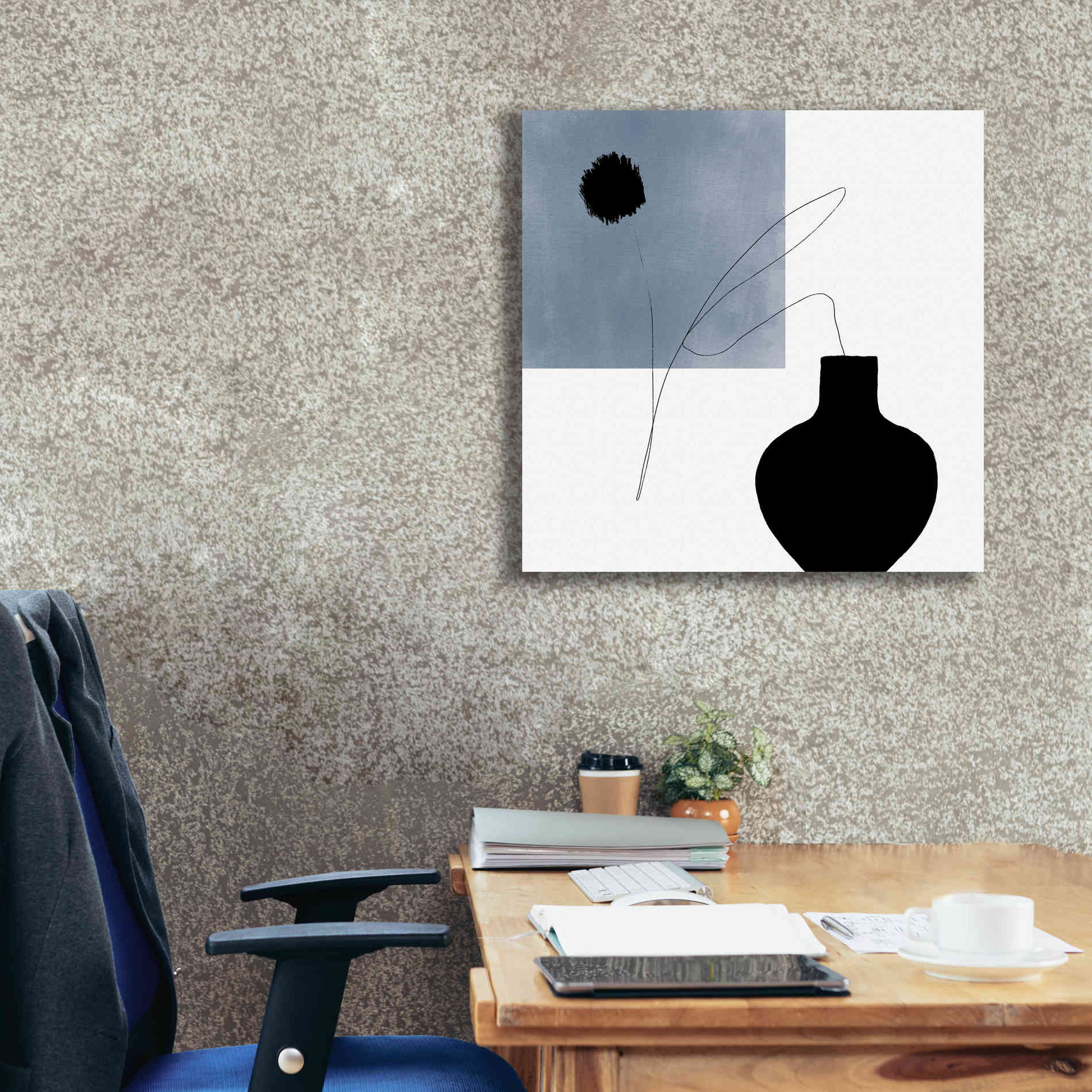 'A Breath of Hair' by Cesare Bellassai, Canvas Wall Art,26 x 26